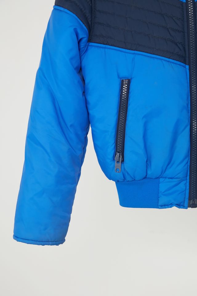 Veste bouffante vintage des années 70 bleu royal #2