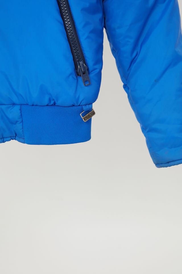 Veste bouffante vintage des années 70 bleu royal #3