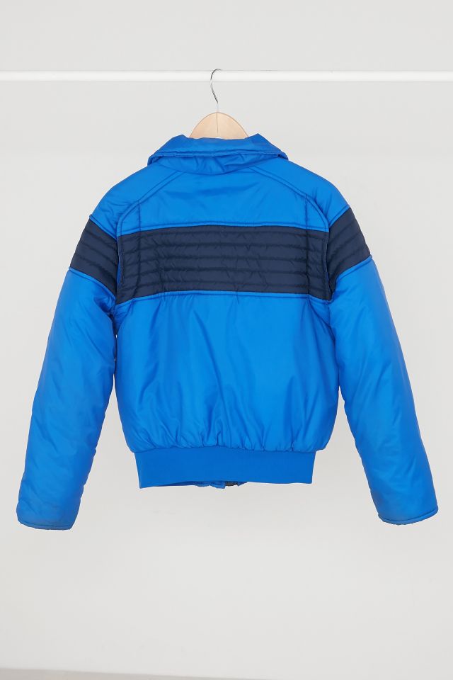 Veste bouffante vintage des années 70 bleu royal #4