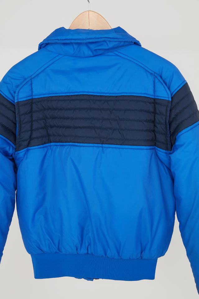Veste bouffante vintage des années 70 bleu royal #5