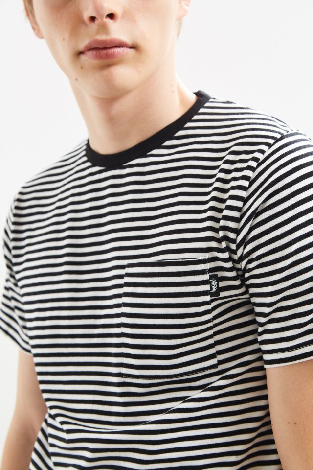 Stussy Mini Stripe Pocket Tee | Urban Outfitters