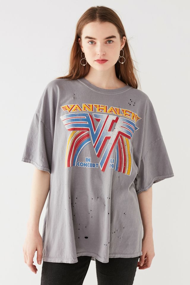 Van Halen Oversized Destroyed Tee #1