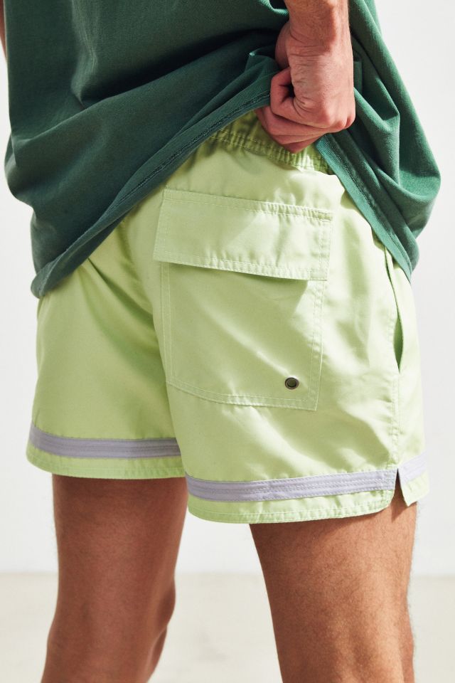 Native Youth Stripe Hem Swim Short #4