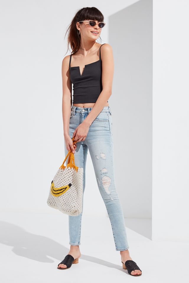 BDG Twig Ripped High-Rise Skinny Jean – Light Wash #2