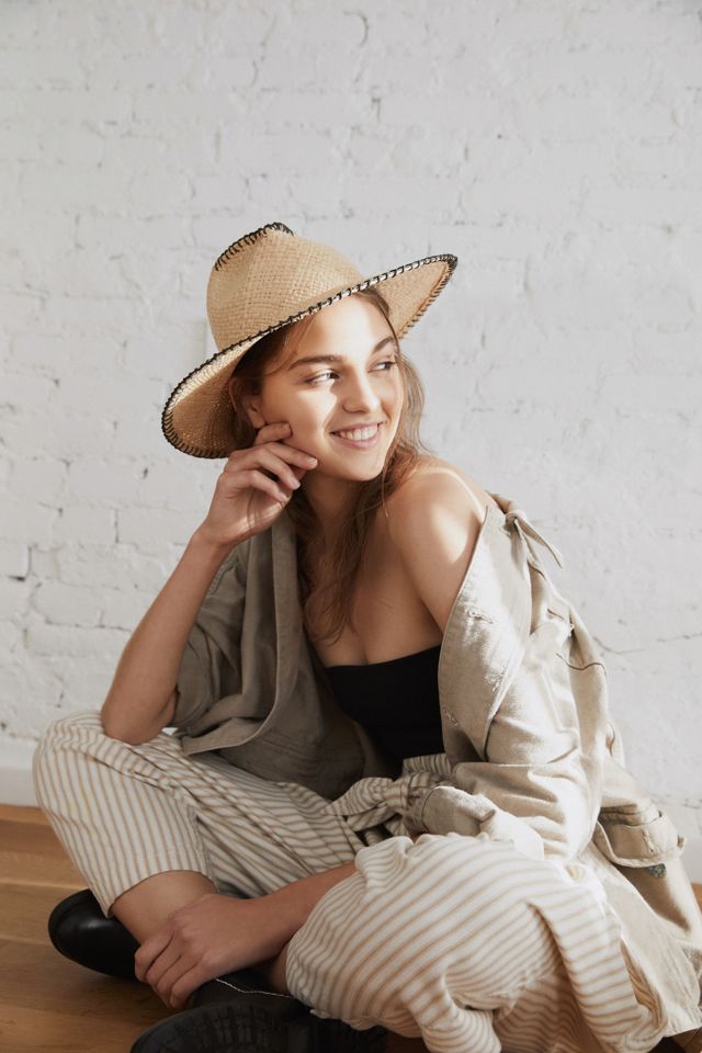 Straw Whipstitch Panama Hat #1