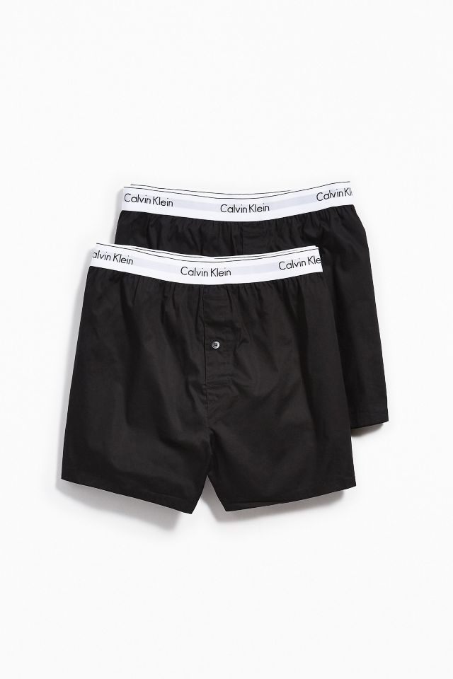 Calvin klein woven boxer best sale