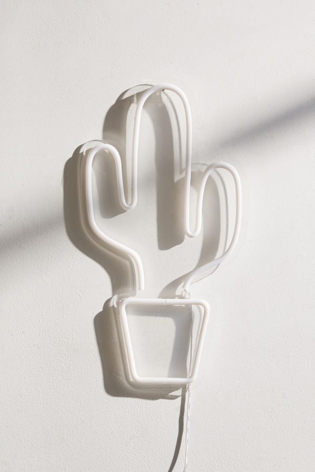 Potted Cactus Neon Sign #2
