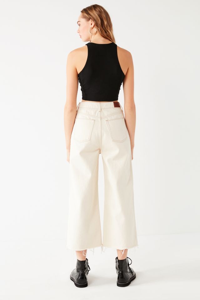 Culotte en Denim Raccourci BDG - Écru #2