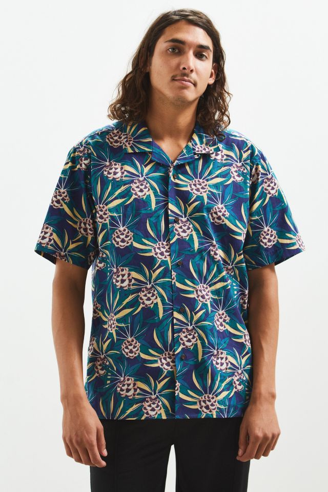 Chemise boutonnée à manches courtes cône de pin Katin #1