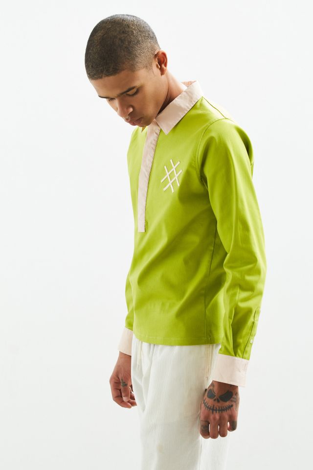 Lucid FC Green Colorblock Rugby Shirt #3