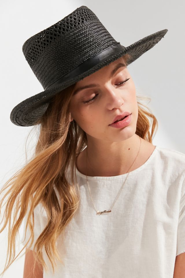 Telescope Straw Boater Hat #2