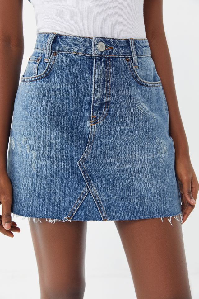 BDG Re-Made Denim Mini Skirt #3