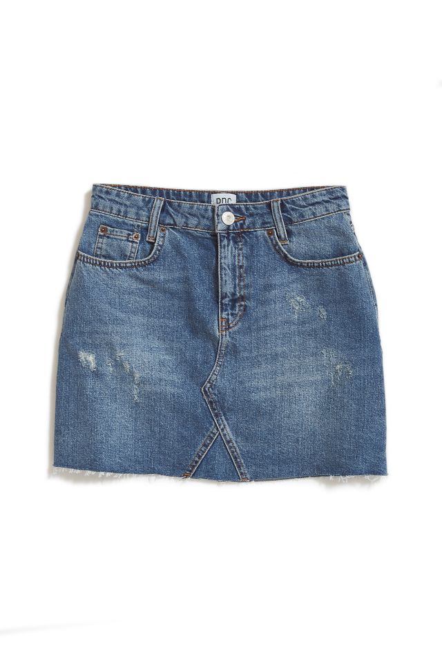 BDG Re-Made Denim Mini Skirt #4