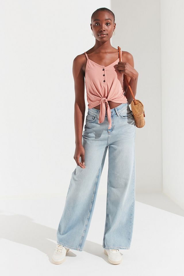 Truly Madly Deeply Isabelle Tie-Front Tank Top #2