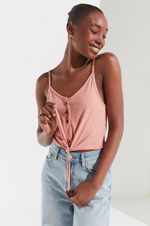 Truly Madly Deeply Isabelle Tie-Front Tank Top #3