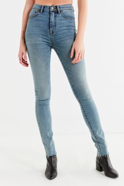 twig high rise slim jeans