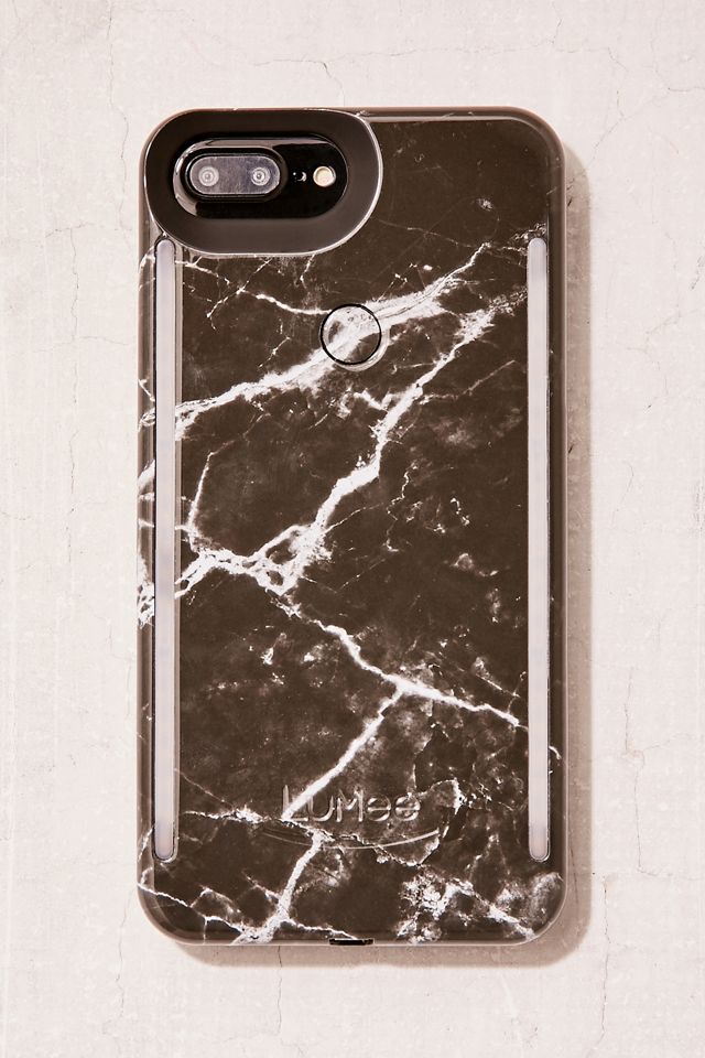 LuMee Duo Black Marble iPhone 8/7/6/6s Plus Case #1