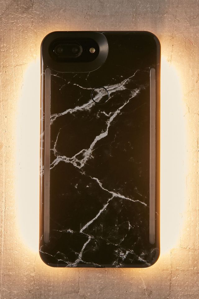 LuMee Duo Black Marble iPhone 8/7/6/6s Plus Case #2