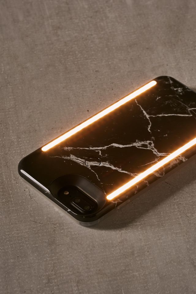 LuMee Duo Black Marble iPhone 8/7/6/6s Plus Case #5
