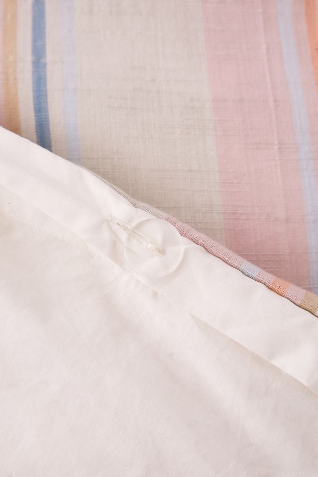 Housse de couette teinte par fil à rayures de désert #5