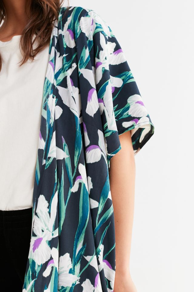 Kimono soyeux imprimé #4