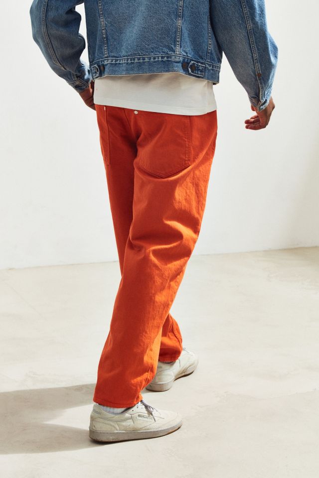Pantalon en denim teint à nervures JieDa #4