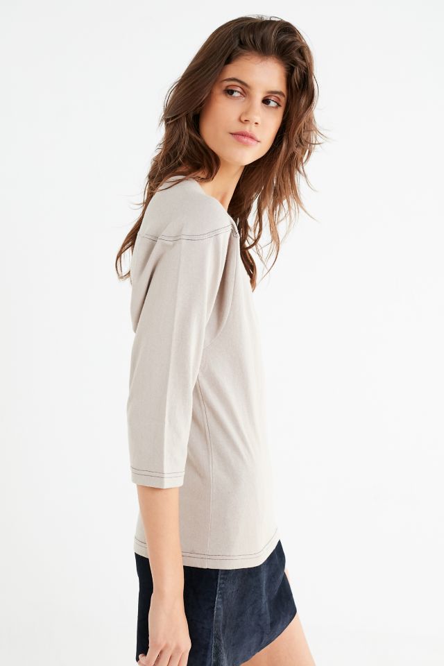 UO Contrast Stitch Football Shirt #4