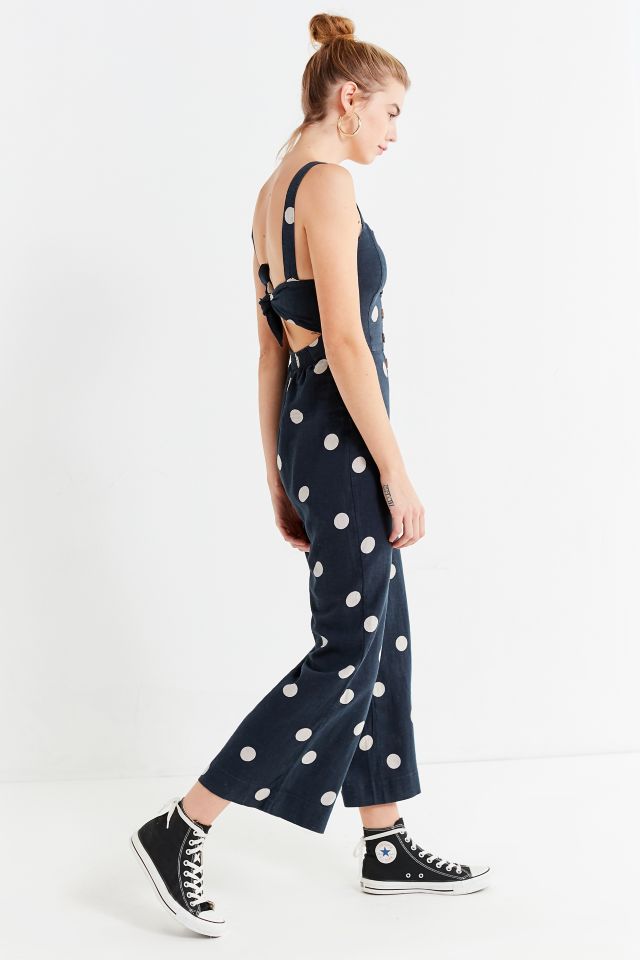 UO Ashley Button-Down Cut-Out Jumpsuit #3