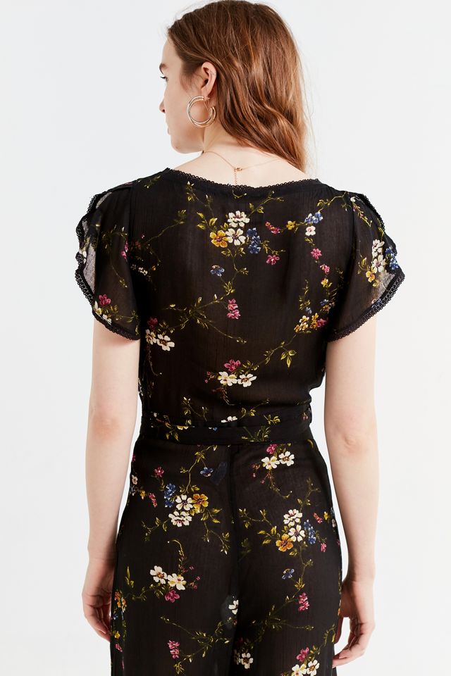 UO Marie Prairie Wrap Jumpsuit #4