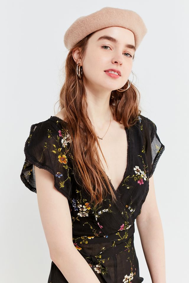 UO Marie Prairie Wrap Jumpsuit #5