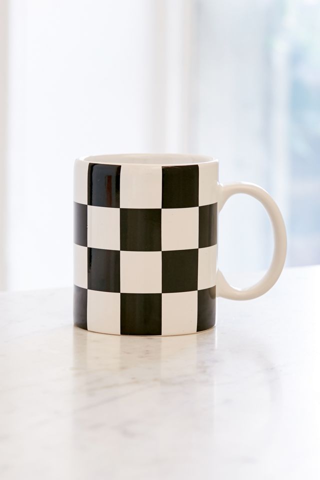 Checker Mug Urban Outfitters