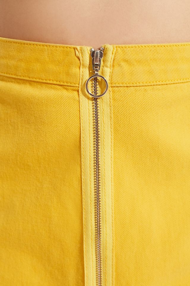 UO Adonita Zip Front Mini Skirt #3