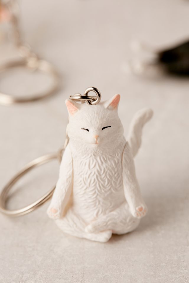 Meowditation Keychain #1
