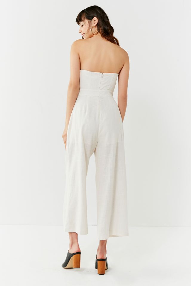 ASTR The Label Mara Tie-Front Linen Jumpsuit #1