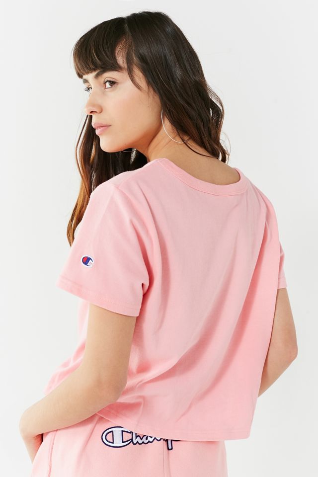 Champion Cropped Logo Tee #1