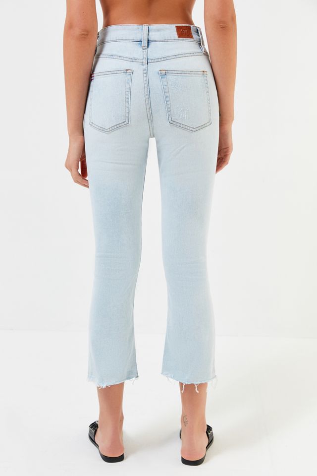 BDG Kick Flare High-Rise Cropped Jean – Light Distressed #2