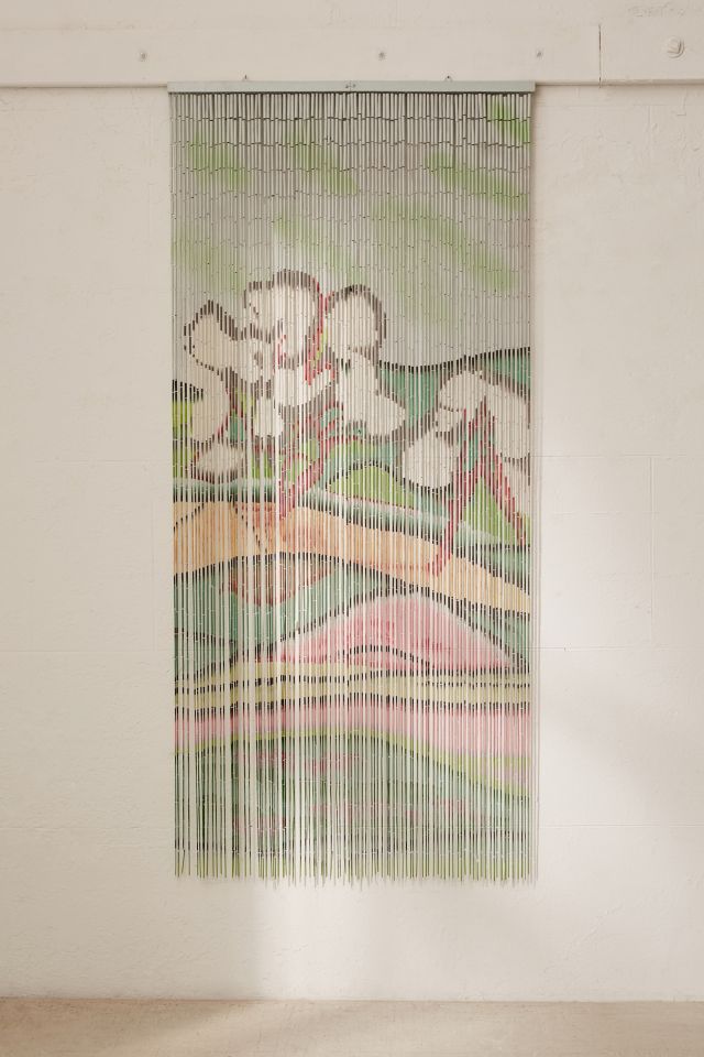 Rideau perlé en bambou Fauvist #1