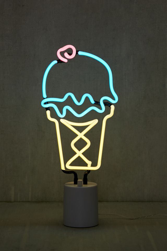 Sunnylife Ice Cream Neon Sign Table Lamp #1