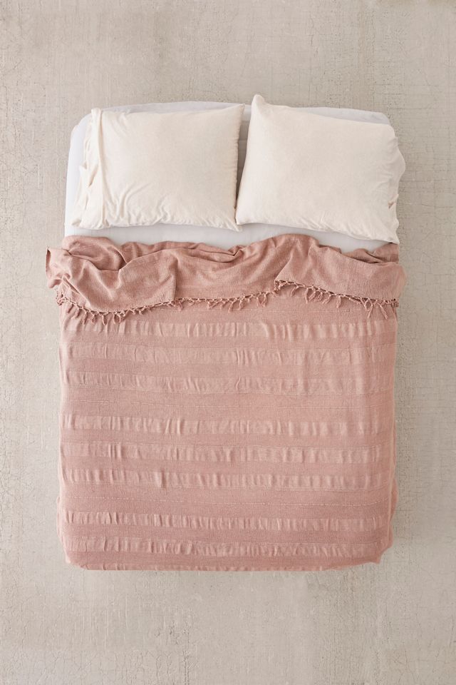 Vintage Netted Trim Bed Blanket Urban Outfitters