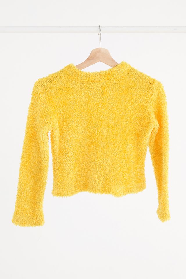 Mustard Fuzzy 2024 Urban Outfitters Sweater