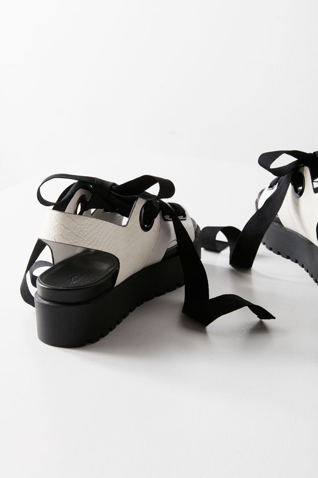 Cameron Ribbon Lace-Up Platform Sandal #3