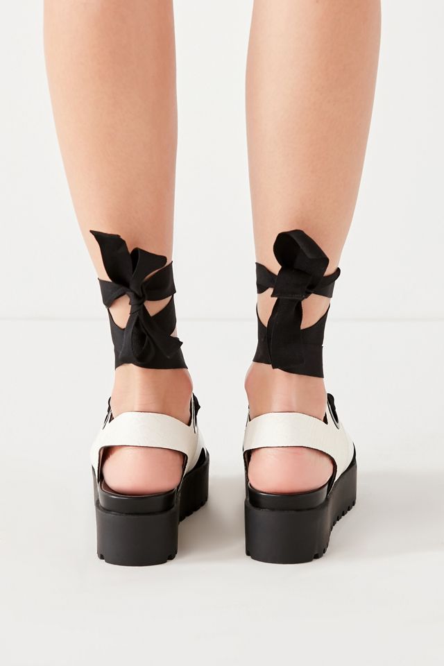 Cameron Ribbon Lace-Up Platform Sandal #5