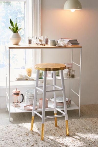 Emery Gold Bar Stool Urban Outfitters