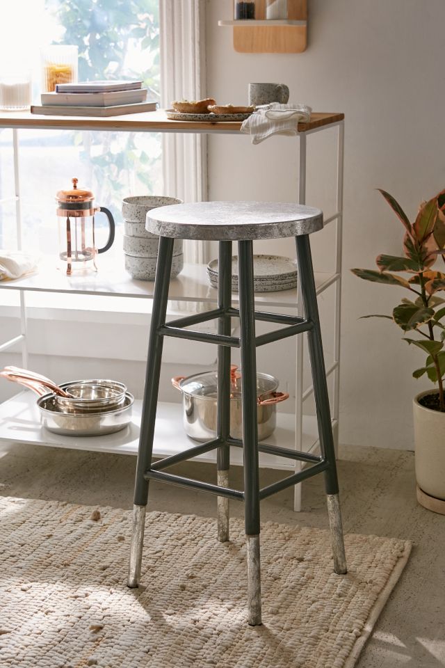 Kenzie Silver Bar Stool