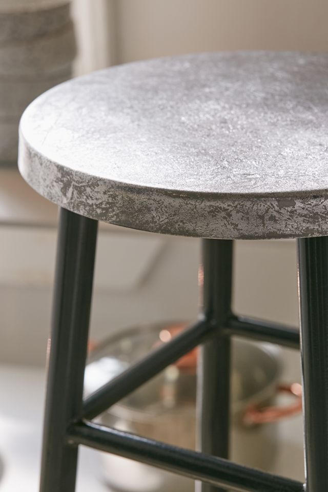 Kenzie Silver Bar Stool #1