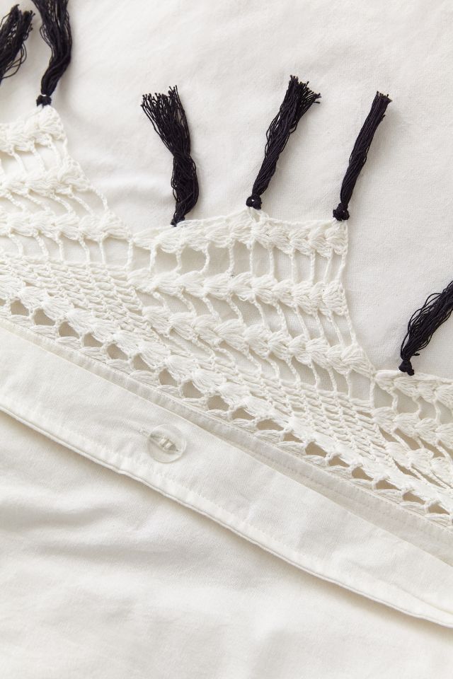 Aura Hammock Fringe Duvet Cover #2