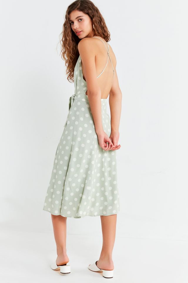 Capulet Simona Polka Dot Midi Wrap Dress #1