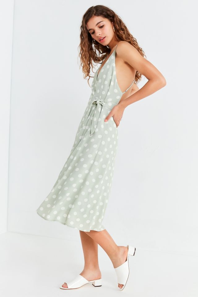 Capulet Simona Polka Dot Midi Wrap Dress #3
