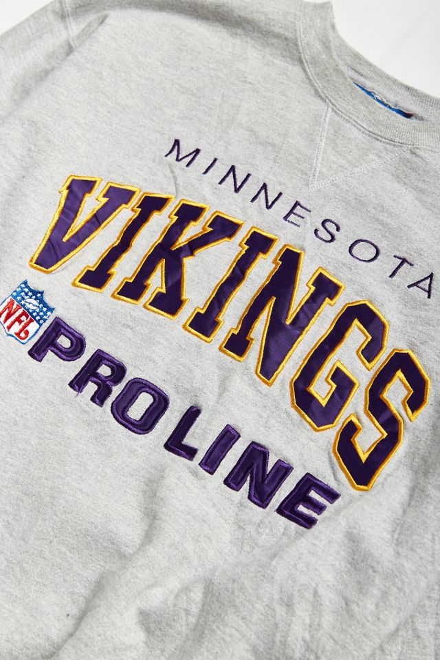 Urban Outfitters Vintage Champion Minnesota Vikings Pro Line Crew