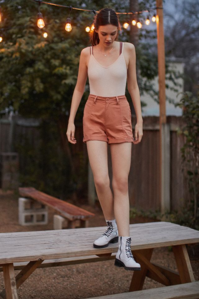 UO Modern Twill High-Rise Short #1